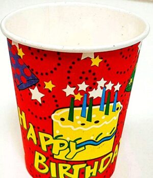 كوب كرتون عيد ميلاد عدد 10 كوب