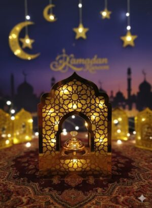 مبخرة مضيئة مزخرفه