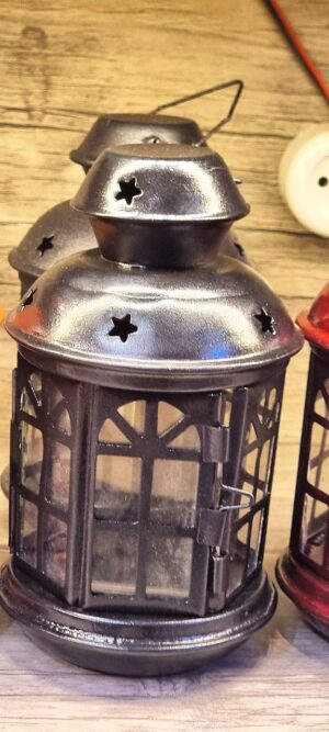 فانوس رمضان رمادي